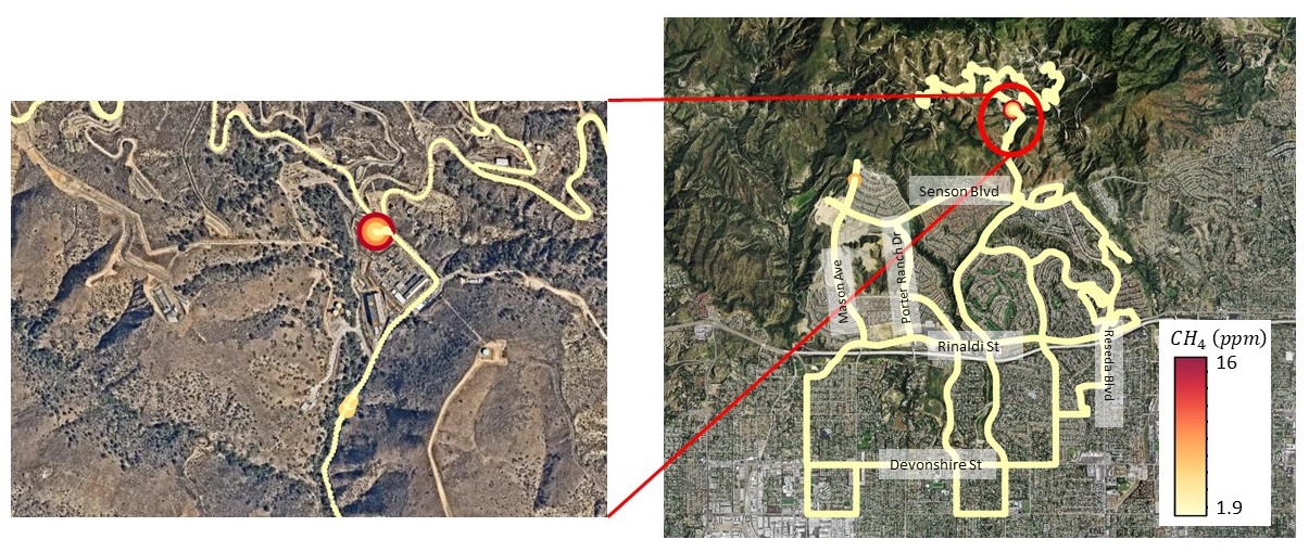 mobile monitoring map